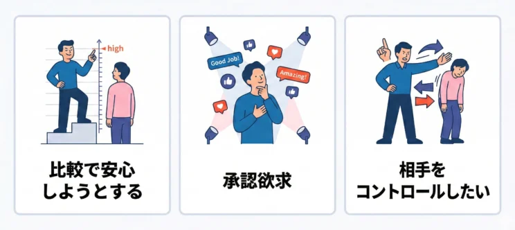 マウント取る人の心理