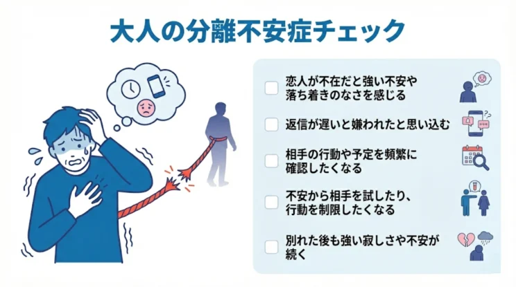 大人の分離不安症チェック