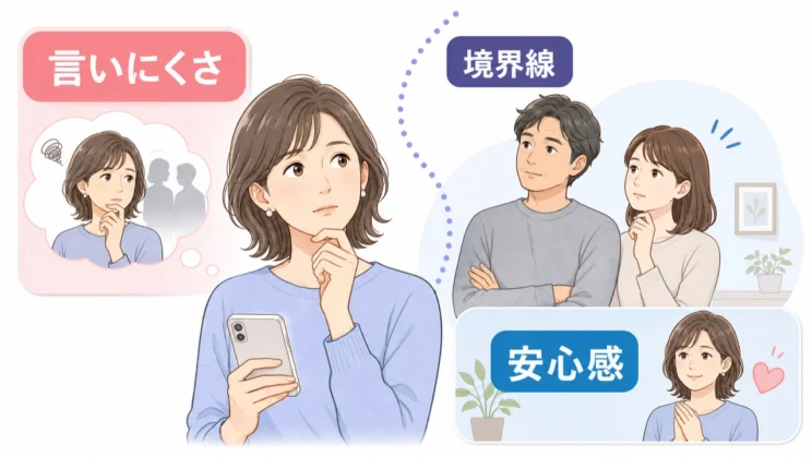 言いにくさは、関係を責めるより境界線を見直す手がかりになります。