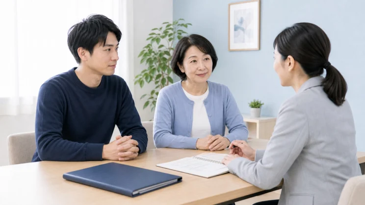 家族だけで抱えず、困りごとに合う外部の窓口へつながる方法があります。