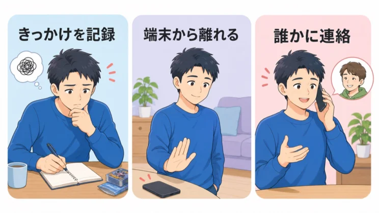 買いたくなるきっかけを想定し、次の行動を先に決めておくと備えになります。
