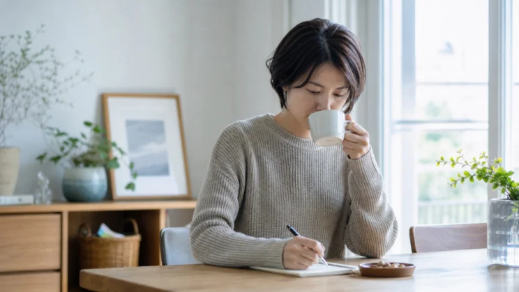 日光や飲み物、短いメモなど、無理のない小さな行動を回復の一歩として数えてください。