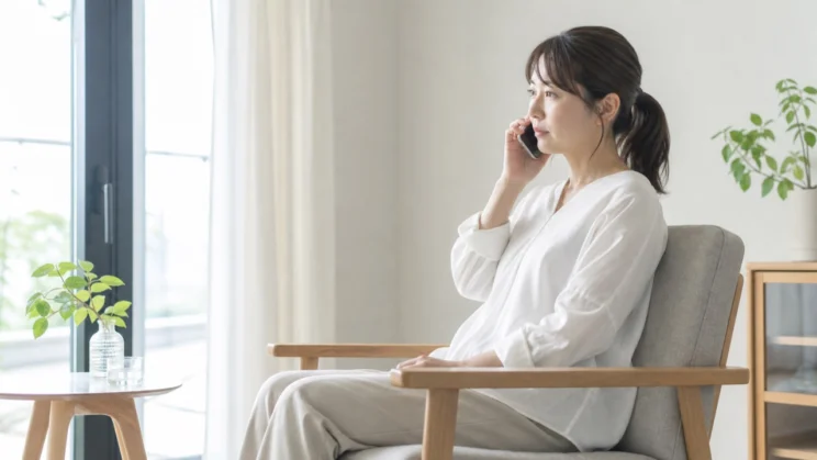 まとまった説明ができなくても、匿名の相談では今の状態から話し始められます。