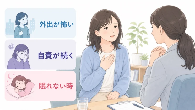 生活に支障が出ているときは、ひとりで抱えず外の助けを使って大丈夫です。