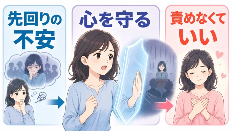 先に出る言い訳は、傷つきを避けようとする心の反射として起きることがあります。