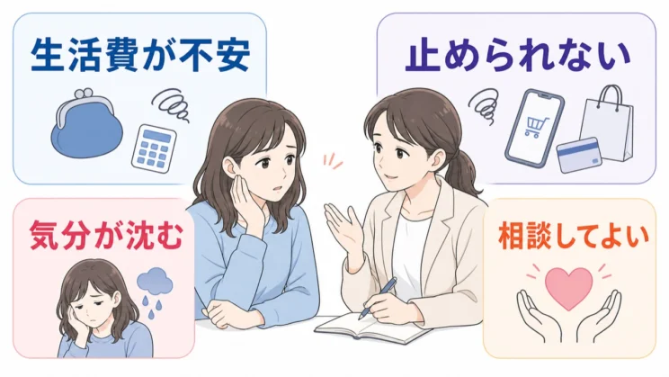 生活や気分に支障が出ているときは、相談を選んでよいサインです。