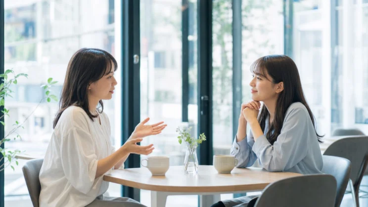 話す前に聞いてほしいのか意見がほしいのかを伝えると、双方の負担を調整しやすくなります。