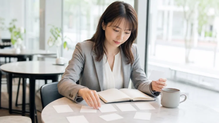 重なった悩みを一つずつ分けてみると、感じていた多さから少し距離を取れます。