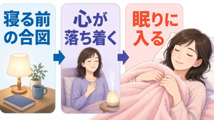 慣れた毛布は寝る前の合図になり、心を落ち着かせて眠りへつなぐ役割を持ちます。