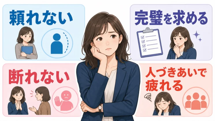 頼れない、完璧を求める、断れないといった反応は、欠陥ではなく環境へ適応してきた名残です。