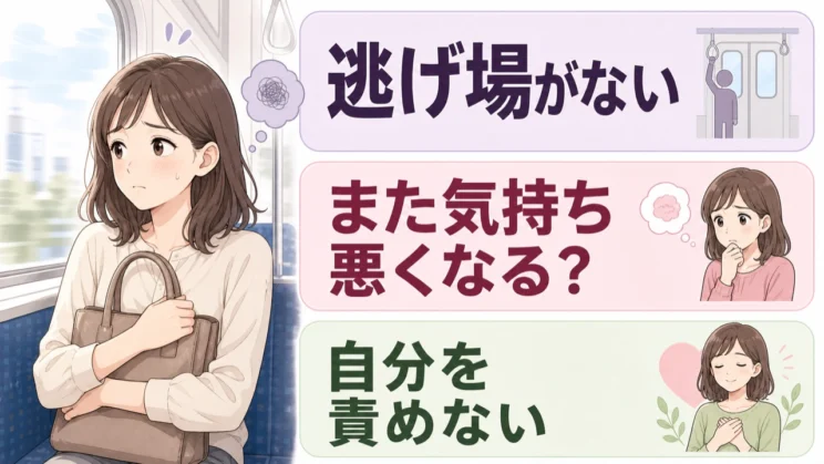 逃げ場がないと感じる不安は、気持ちの弱さではありません。