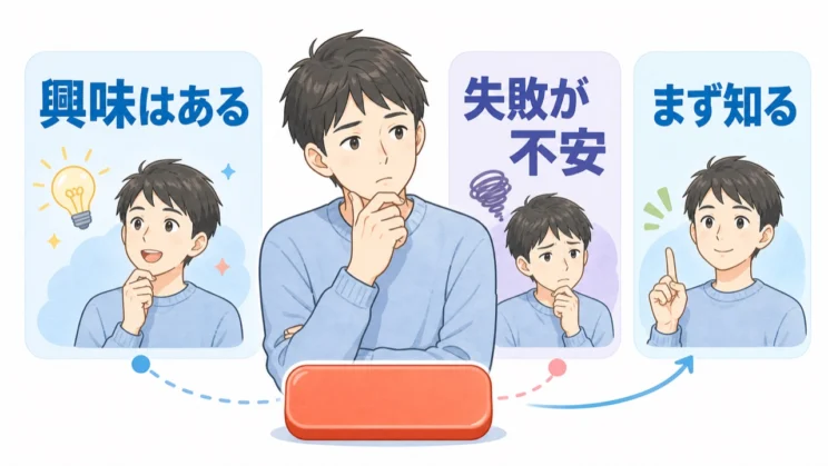 興味はあっても失敗が不安なときは、まず仕組みを知るところからで十分です。