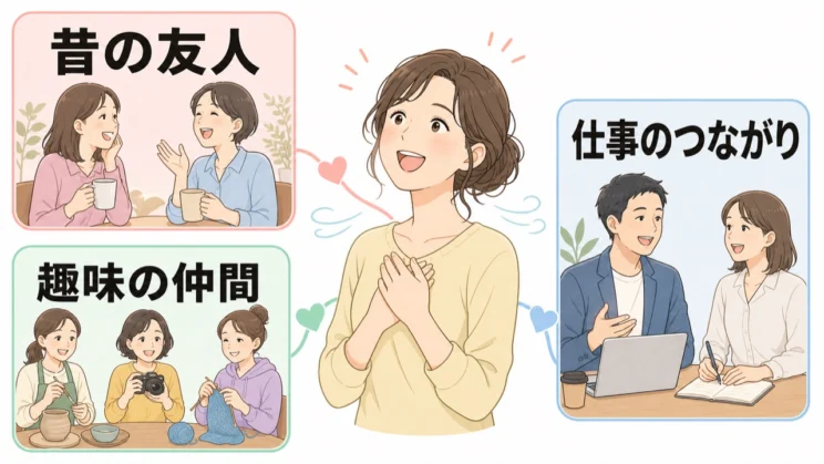ママ友以外の小さなつながりが、心に余白をつくります。