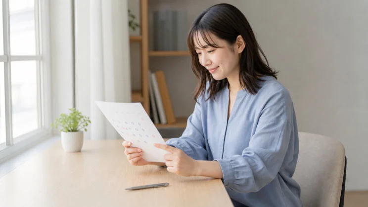 できなかった日ではなく、できた日に印をつけると、小さな継続を認めやすくなります。