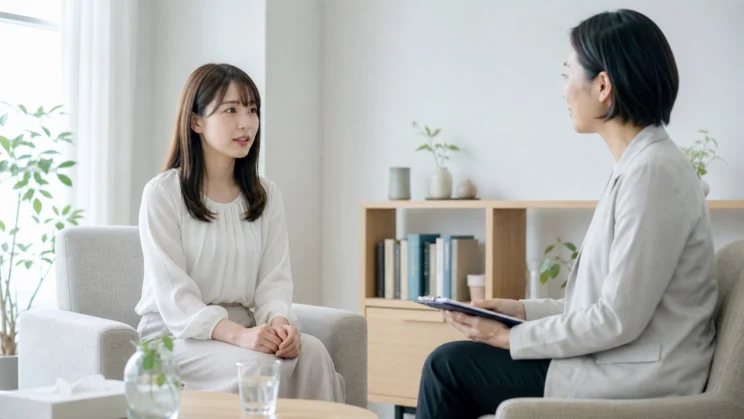 一人で抱えるのがつらいときは、安心して話せる専門家と気持ちを整理する方法があります。