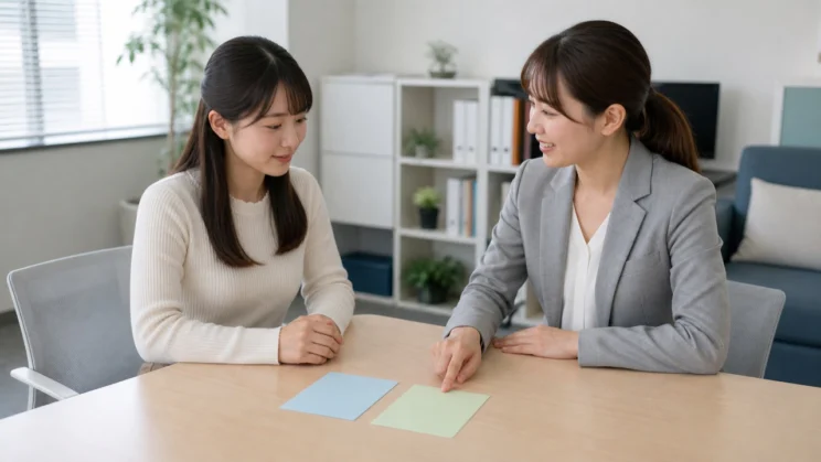 面接や見学で役割分担を確認しておくと、分からないまま不安が膨らむのを抑えやすくなります。