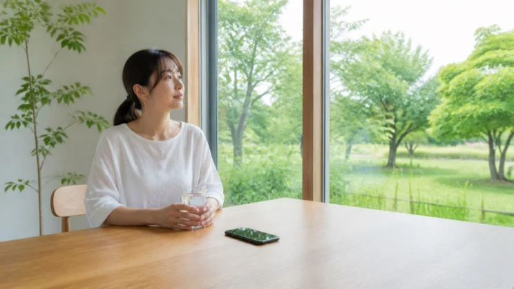SNSで人の反応が気になり続ける日は、画面を置いて目の前の景色へ注意を戻す方法もあります。