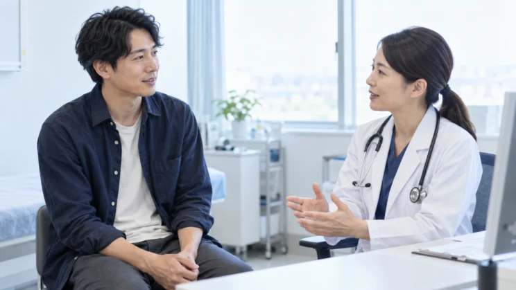 健康管理について医師に相談する人