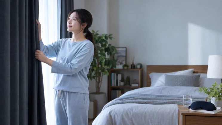 眠りたい時間を見越して、刺激を少しずつ減らします。