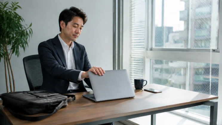 退勤後に仕事を閉じる時間をつくることは、冷たさではなく回復のための境界線です。