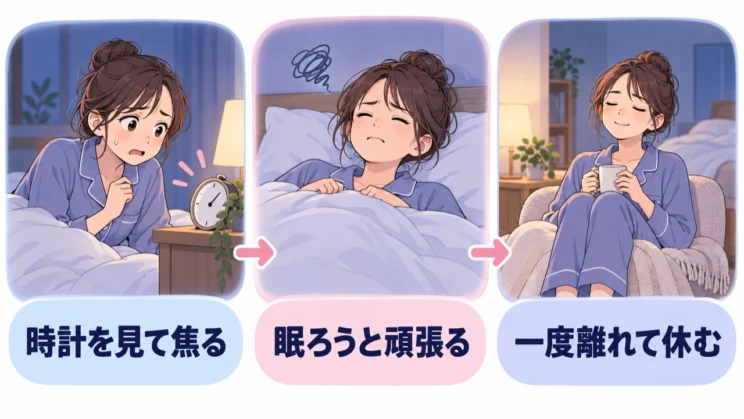 時計を見る焦りから離れて休む選択も、夜の緊張を少しゆるめます。