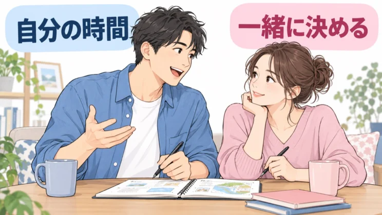 自分の時間を大切にしながら、一緒に決める姿勢も育てられます。