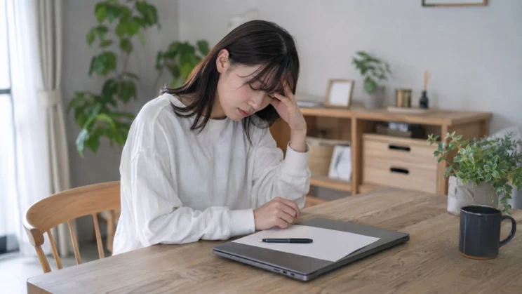 基準を下げても動けないときは、完璧主義だけでなく疲労や落ち込みも含めて見ていきます。