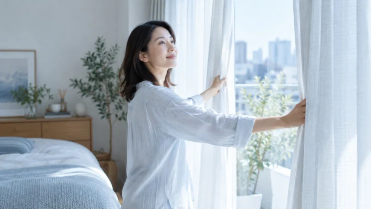 朝の光を浴びる小さな習慣が、生活リズムを整えるきっかけになります。