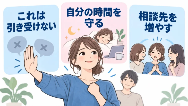 支える側の境界線とセルフケア