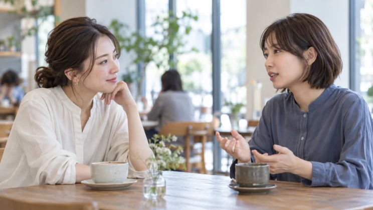 聞く姿勢が伝わる会話では、相手に合わせる動きも安心につながりやすくなります。
